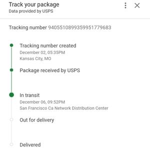 Tracking Info for @berdy1222